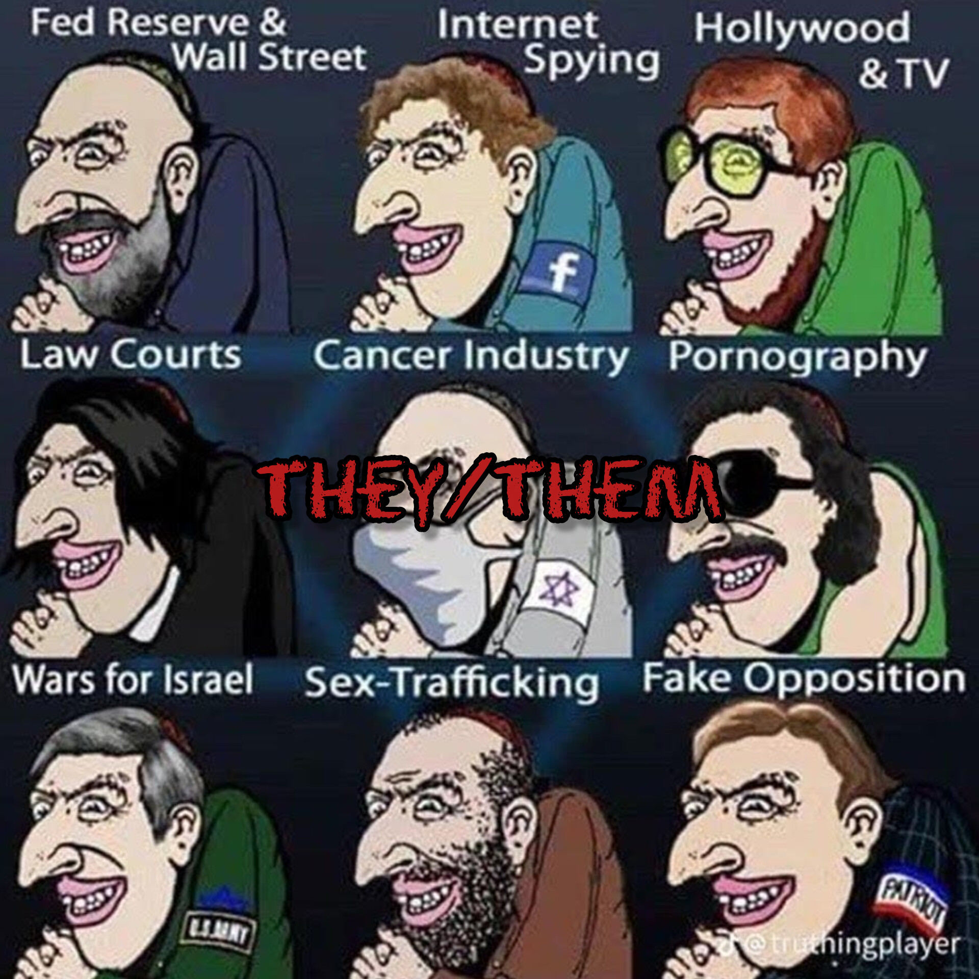 They/Them aka International Jews/Zionist Pigs aka The Synagogue of satan